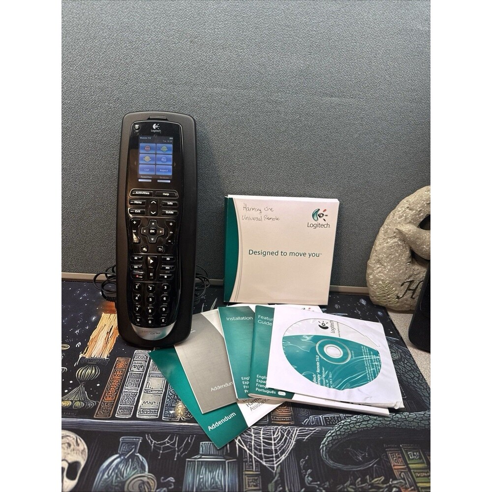Logitech Harmony One Advanced Universal Remote Control & Dock Tested W/Manual